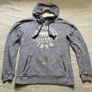 San Francisco Long Sleeve Hoodie Sweatshirt Gray Women's Extra Large‎ Zip Pocket